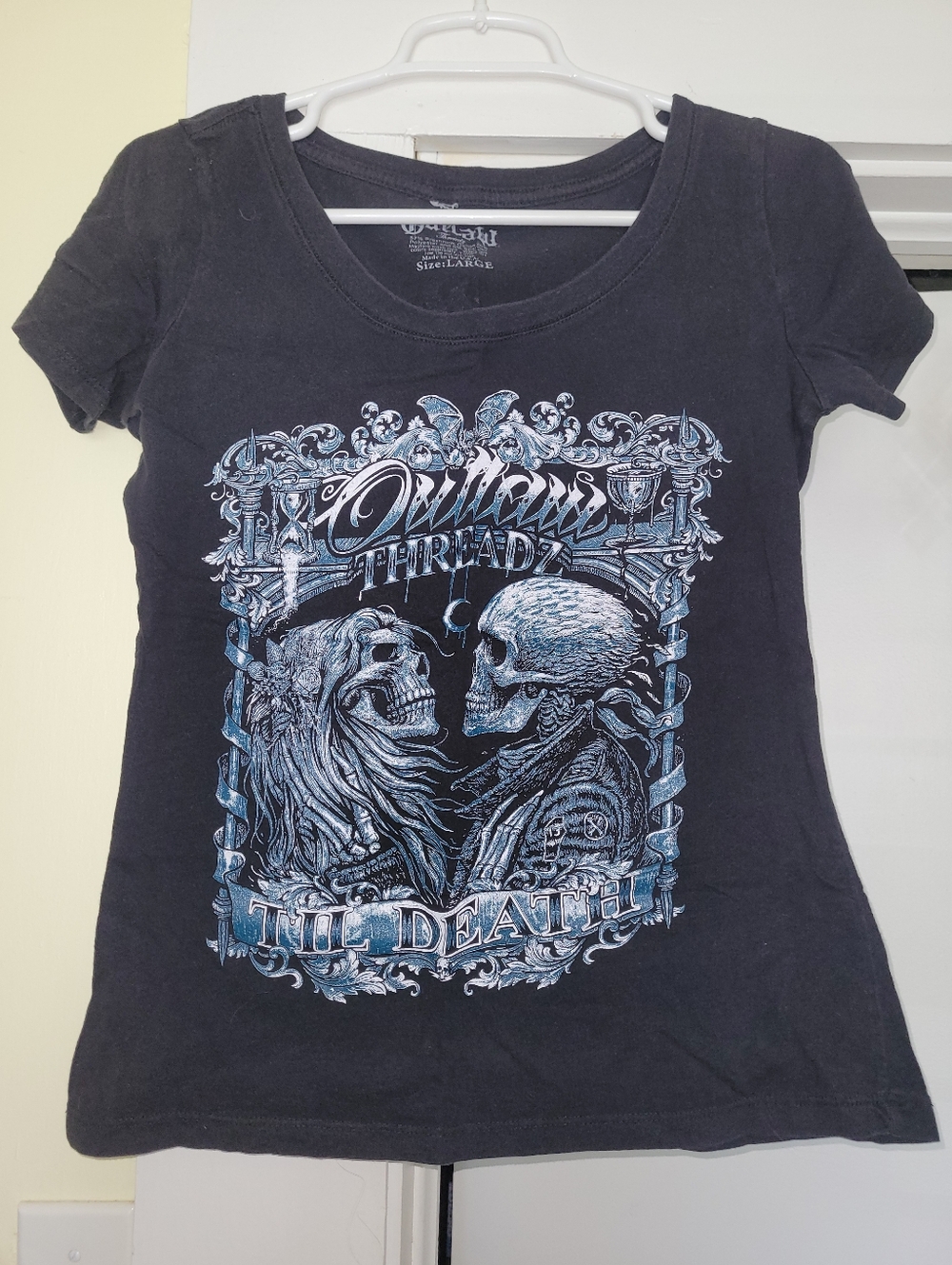 Vintage Outlaw Threads Graphic Tee - 'Til Death